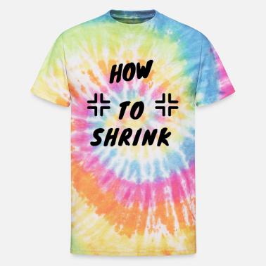 how to shrink a tie dye shirt